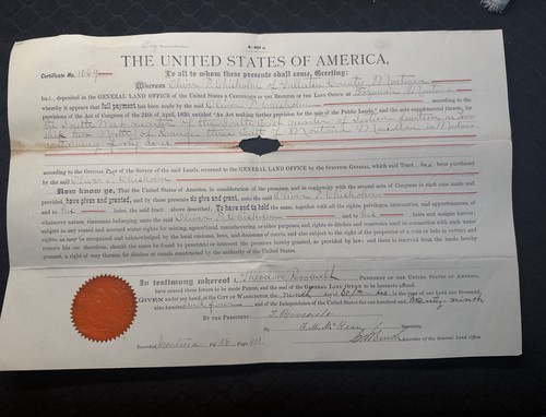 Land cert bozeman montana - bozeman,,
