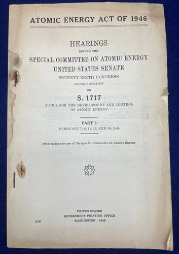 1946 secretary war at - of,