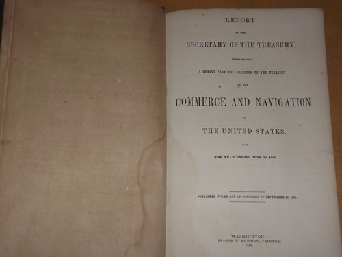Antique book 1860 secretary - 1860,
