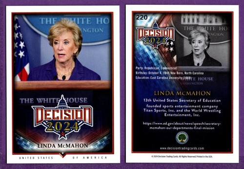 Linda mcmahon decisione 2024 - decisione,