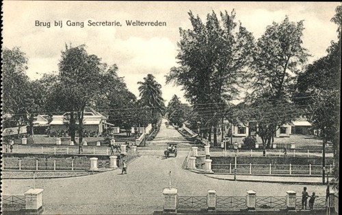 Cartolina weltevreden batavia - weltevreden,