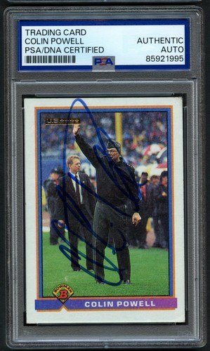 Colin powell autografo firmato - colin,