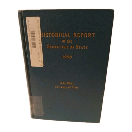 1958 historical report the - historical,