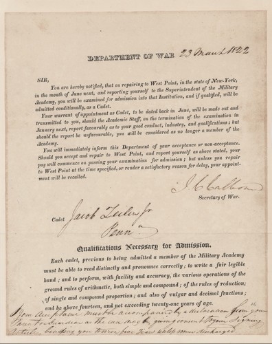 John calhoun 1822 documento - john,