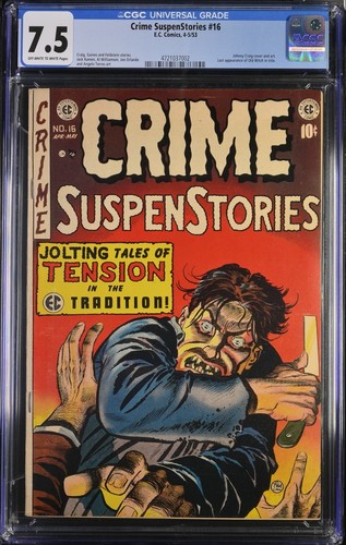 Crime suspenstories 16 - crime, cgc