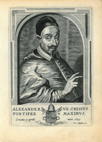 Ritratto papa alessandro - di,