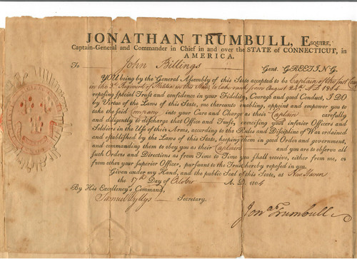 Jonathan trumbull firmato - trumbull,
