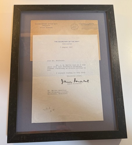 Vntg 1947 lettera - vntg, firmata