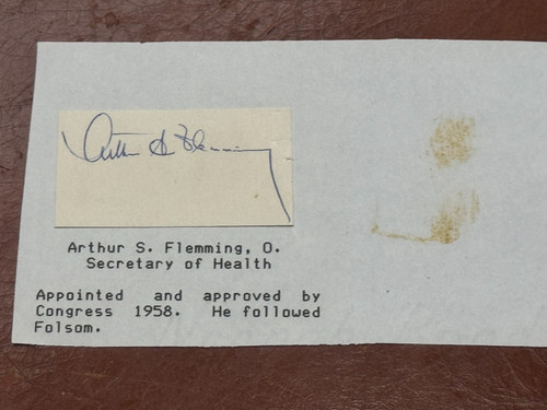 1958 arthur fleming - 1958,